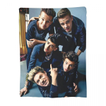 One-Direction Rock 1D Kombinatsioon Tekikate Kohev Visketekk Suvine Konditsioneer Personaalne Pehme Soe Voodikate 30x40in