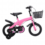 V&auml;ikelaste jalgratas 12 tolli, roosa v&auml;rvi, reguleeritava sadula ja lenkstangi k&otilde;rgusega, 3&ndash;10-aastastele lastele, treeningratas &otilde;ue jaoks