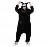 Kuromi Cosplay Kost&uuml;&uuml;m Naised Kigurumi Pidžaama Halloween Koomiks &Uuml;hes t&uuml;kis Lastele Kawaii Flannel Koduriietus P&uuml;hadepeoks T&uuml;drukutele Kingitus 100