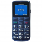 Panasonic KXTU110 T&eacute;l&eacute;phone Portable GSM, Capacit&eacute; 32GB, &Eacute;cran Couleur, Double SIM, Radio FM, Bluetooth, Appareil Photo, Bleu