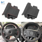 Auto seemisnahast rooliratta kate sisekate BMW 3 5. seeriale E36 1995-2000 E46 1998-2004 E39 1995-2003 X3 E83 X5 E53 black line-0.7mm