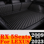 Veekindel, k&otilde;rge kattega auto pagasiruumi matt, saba pakiruumi padja vaiba kate k&otilde;rgel k&uuml;ljel LEXUS RX-seeria jaoks Wine Red