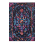 Lilla p&auml;rsia piirkonnamatt Tume lilleline magamistoavaip Moodne klassikaline segu Elutoa Art Deco vaip Pesuruumi p&otilde;randamatt 120x180cm