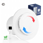 KCvents Circle Exhaust Fan Ventilation Fan With Reversible Remote Control For Bathroom Room Kitchen Home ECO Friendly 4/6/8 inch EU