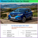 jaoks Renault kadjar 2015 2016 2017 2018 4 tk auto poritiib porilaud porikaitse Pritsmeklapp porikaitse auto