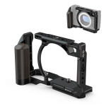 Nikon ZR PULUZ Puidust K&auml;epidemega Metallist Kaamerapuuri Laiendusraam (Must) must