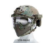 Taktikaline kiiver  Mask  Prillikomplektid V&auml;litingimustes Airsoft Paintballi kiiver prillidega FAST PJ kiivrid CS m&auml;ngu t&auml;isn&auml;okaitse