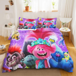 Trollid Anime Kodu Magamistuba Tekk P&otilde;hjamaade pol&uuml;estermaterjal sobib lastele ja t&auml;iskasvanutele 3-osaline komplekt AU Single(140*210cm)3pcs