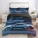 Autod S&otilde;idukid Voodipesukomplekt Poiste Magamistoa Sisustus Spordiautod 3D Prindiga Tekikoti Komplekt &Uuml;he-Kahekohaline T&auml;iskasvanutele EU Single(135*200cm)3pcs
