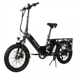 PIXAR Plus-20.4AH Linna mugav kokkupandav elektriline jalgratas 48V 20.4Ah aku 500W mootor 20-tollised paksud rehvid Linna pendelrattur E-bike Unisexile must
