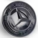 3D ABS Logo Auto Esiv&otilde;re Esikatte Embleemi Kleebis Mercedes Benz W203 W204 W205 W206 W212 W213 W221 W222 W223 jaoks Tarvikud 44mm metal silver