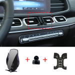 Autos&otilde;iduki mobiiltelefonihoidik Mercedes Benz GLE W167 350 2020~2025 jaoks GPS-i kinnitus Navigatsioonialus Autotarvikud gray