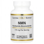 California Gold Nutrition, NMN, 175 mg, 60 k&ouml;&ouml;giviljakapslit