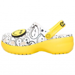 Crocs X Smiley World V&otilde;lu Classic Platvormikummikud 'Kollane Valge' Naiste 207980-94S 34-35