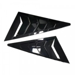 Honda Civic Sedan 8. 2006-2010 jaoks ABS-plastikust esiakna kolmnurkne luugikate K&uuml;lje&otilde;huavade kaunistus Autokleebised Gloss Black