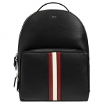 Bally Mythos H&otilde;bedane Logo T&auml;hetriip Detail Nahast Seljakott Unisex Seljakott Must 6308460 Black