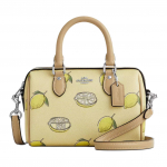 Coach Rowan 18 Eemaldatava &Otilde;larihmaga Kaetud L&otilde;uendist &Otilde;la-Crossbody K&auml;ekott V&auml;ikesed Naiste K&auml;ekotid Kollakasroheline CAL19-SVXUC Basic Set (Bag+Dust Bag)