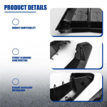 YL004222XT YL004220XT 3008 4008 5008 Citroen C5 DS7 DS9 tahavaatepeegli alus vihmaanduri kate helkur must