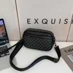Kvaliteetne PU Nahast Meeste V&ouml;&ouml;kotid &Auml;riline Crossbody Kotid Meeste Mood Reisi hoiustamine Phe &Otilde;lakotid Sidurikott (20cm<Max Length<30cm) must