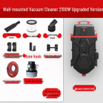 2100W Seinale paigaldatav tolmuimeja autopesuks ja auto detailseks puhastuseks