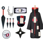 Kuum m&uuml;&uuml;k Anime Ninja Akatsuki organisatsiooni keep komplekt Otsmikur&otilde;ngas Peapael Kaelakee Kuwo k&auml;em&otilde;&otilde;ga komplekt XL white
