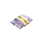 Swarovski Lucent Magnetiline Disain Ruudukujuline L&otilde;ige Kuldne Toon K&otilde;rvar&otilde;ngad Naiste k&otilde;rvar&otilde;ngad Lilla 5613561 Box+Shopping Bag (Random Color)