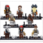 Kariibi mere piraadid Minifiguuride komplekt - 8-osaline ehitusklotside kogu KSZ 515