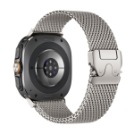 Roostevabast terasest rihm Samsung Galaxy Watch Ultra 47mm jaoks Parachute Milanese randme correa K&auml;ev&otilde;ru Galaxy Watch 7 ultra rihm Galaxy watch Ultra gray