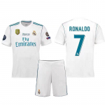 Retro Real Madrid 17/18 UCL Finaali Kodus&auml;rk | Ronaldo 7/10/11/4 Jalgpallis&auml;rgi Komplekt S