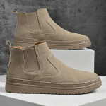 Lehmanaha Lamep&otilde;hjaga L&uuml;hikesed Saapad Meestele S&uuml;gis Talv Briti Stiil Libisemisvastased Mugavad Chelsea Saapad Spordikaduaalsed Jalan&otilde;ud 38 liiva