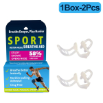 Norskamisvastane ninalaiendaja norskamise peatamiseks silikoonist ninaklamber Sport Easy Breath ninaklamber, peatab norskamise abivahend parandab und
