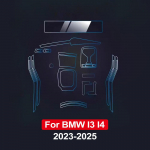 L&auml;bipaistev TPU kile autole BMW I3 I4 2026-2026 Keskpaneeli Meediapaneeli Navigatsiooni Kriimustusvastane Kaitsekile Salongi Kile Left Hand Drive