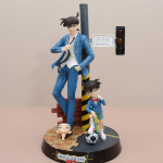T&auml;iuslik Detective Conan GK Auhinnakuju Kudo Shinichi Edogawa Conan Vahetatav Pea Anime Kuju Beika Chou Stseen Kogutav Mudel blue