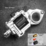 Edc Fidget Spinner Revolver M&auml;nguasi Sulam Mini P&uuml;stolimudel Metallist Kogutav S&otilde;rmusp&uuml;stol L&otilde;bu Laskmiseks Stressi Leevendamiseks Poiste Kingitused