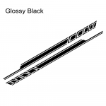 Autokleebised Uksepoolsed Kiletused Komplekt Nissan LEAFile Veekindel Kiletav Vin&uuml;&uuml;lkile PVC Kleebised Autotarvikud Dekoratsioon V&auml;lispind Glossy Black