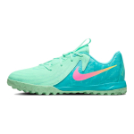 Nike Junior Phantom GX 2 Academy LV8 Slip Resistant Cushioning Low top Kids' Soccer Shoes Blue Green Kids' FQ7391-300 35 blue