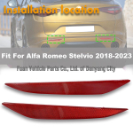 2016-23 Alfa Romeo Stelvio Tagumise kaitseraua helkur Left