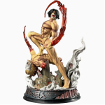 Anime Attack on Titan Tegevuskuju Eren Jaegeri Kuju PVC Kogutav Mudel Shingeki no kyojin Lahinguvormis Ereni Joonis M&auml;nguasjad with box brown