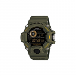 Casio G-SHOCK RANGEMAN teemaseeria Frogman Roheline Kassimees LCD-ekraan tagurpidi kolmem&otilde;&otilde;tmeline sihverplaat spordikell veekindel kvartsliikumine GW-9400-3 must