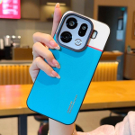 Kaitse&uuml;mbris Oppo Find X9 ja X9 Pro jaoks Kontrastv&auml;rvi Matt Nahk T&otilde;stetud Objektiivikaitse Pehme Telefonihoidik Tagumine Kaas OPPO Find X9