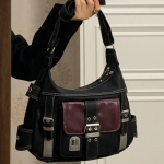 Y2K Vintage Crossbody kott Naiste Totes PU nahast &Otilde;lakott Hip Hop Messenger kott Naiste suur k&auml;ekott T&ouml;&ouml;le mineja