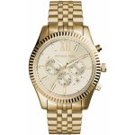 Michael Kors MK8281 Lexington Kuldne Meeste K&auml;ekell 45mm kuld