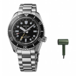 SEIKO V&auml;li-spordi Sukeldumiskell Automaatne Terasrihm Meestele ja Naistele Sama Stiil Must Tihvt SPB383J1 must