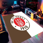 St. Pauli Vaip Elutoa Magamistoa Kodu Diivani Kaunistuseks, Laste M&auml;ngimiseks Libisemisvastane P&otilde;randamatt 100x150cm( 39x59in)