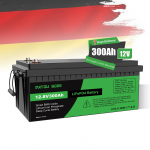 Saksamaa kohalik ladu 12V 300ah AKKU Lifepo4 liitiumioonaku pakett s&uuml;gava ts&uuml;kliga p&auml;ikeses&uuml;steemide jaoks 12 V akud 12 V 300AH