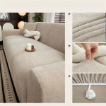 Uus elastne žakard-&scaron;enill diivanikate t&auml;ielikult kattev libisemisvastane diivanipadi lemmikloomadele s&otilde;bralik pestav diivanikaitse 1Seater 90-140cm