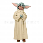 Halloweeni kost&uuml;&uuml;m Mandalorian yoda beebi lasteriided lavashow cosplay kost&uuml;&uuml;m tulnukate riided S