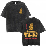 Pestud Vintage Hattori Hanzo PUNASED M&otilde;&otilde;gad ja Sushi Kill Bill Okinawa Jaapan Tarantino T-s&auml;rk Mehed Naised Vabaaja &Uuml;legabariidilised T-s&auml;rgid S mitmev&auml;rviline