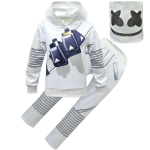 Kvaliteetne Dj Marshmallow Cosplay Kost&uuml;&uuml;m Ideaalne Pidudeks Ja Vaba Aja Veetmiseks 150 gray