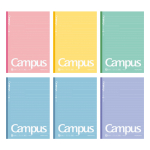 KOKUYO Campus B5 t&auml;piline jooneline 5 vihikut, suurus, jooned, v&auml;rvid, 6-pakk AM-NO-3CATX6 white